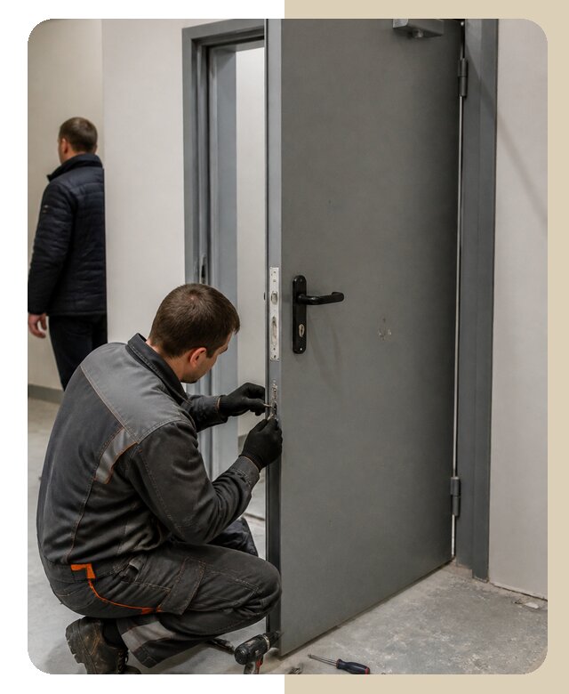 Ремонт противопожарной двери в Печоре по цене 6618 р. | ДвериЛегко-Пчр