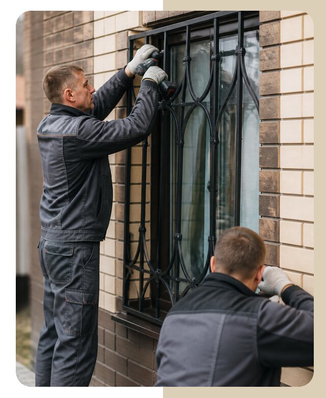 Установка решеток в дом в Печоре по цене от 3564 р. | ДвериЛегко-Пчр