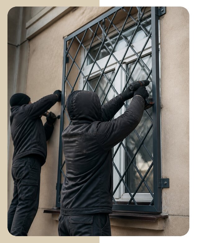 Установка антивандальных решеток на окна в Печоре